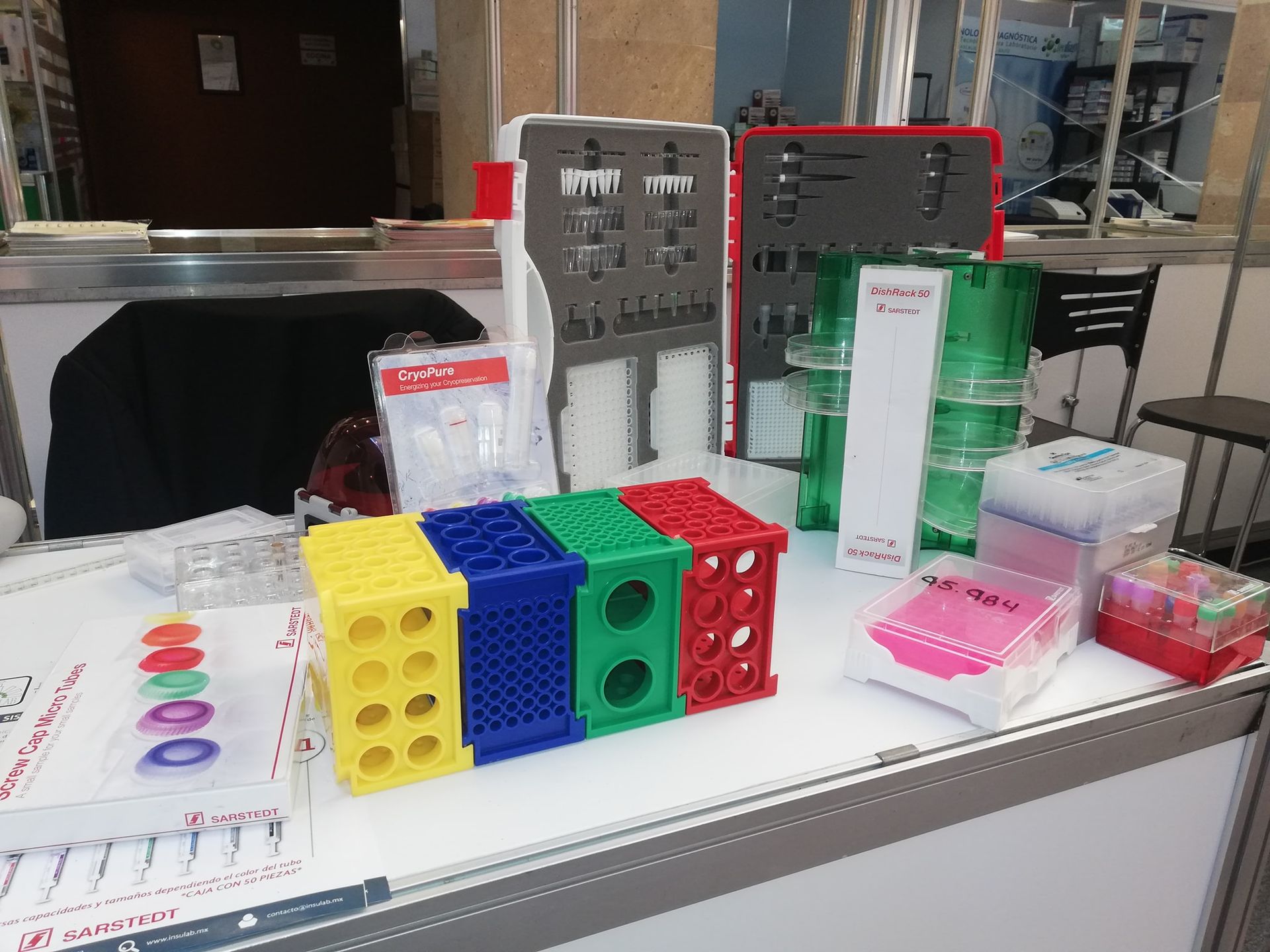 dispensador de placas, gradilla, puntas, dishrack, iso freeze, crio sarstedt