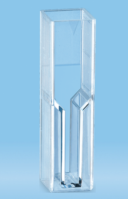 Cubeta Semi-micro 1.6ml, 45mm, Acrílico, 2 lados ópticos SARSTEDT