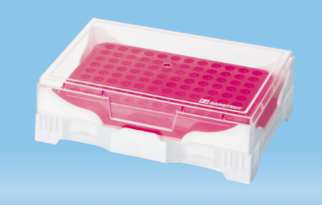 Iso Freeze PCR Rack 96 pocillos cambio color lila a rosa a 7°C SARSTEDT